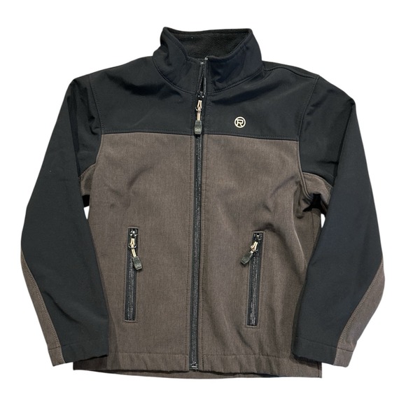 Roper Other - Roper Boys Pieced Softshell Jacket - 03-397-0780-0620 BR Size Small With Flaw
